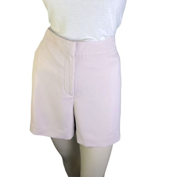 Trina Turk F/F Blush Shorts in Polyester Crepe Excellent Condition No Sz Tag - Picture 1 of 3